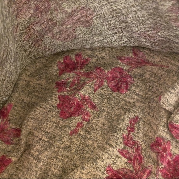 NWOT Girls XL Two Piece Grey Pink Floral Hacci Skirt Cardigan Set - Picture 14 of 15